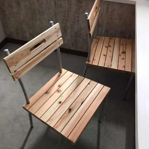 イスをリメイクする。